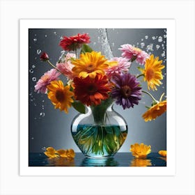 Flowers In A Vase 75 Art Print