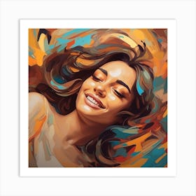 Portrait Of A Woman 74 Art Print