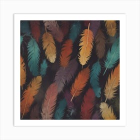 Feathers 9 Art Print