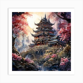 Chinese Pagoda 1 Art Print