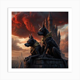 guard Dogs Art Print