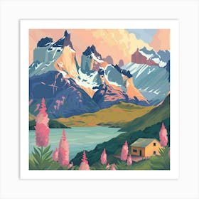 Chilean Mountains 4 Art Print