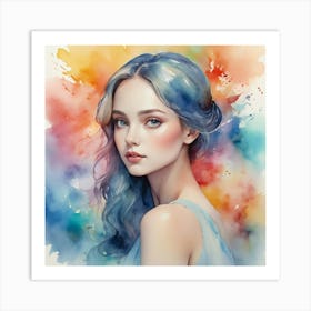 Watercolor Painting Art Print 4 Art Print