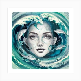 Mermaid 10 Art Print