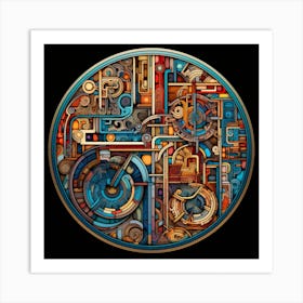 Mechanical Art Art Print