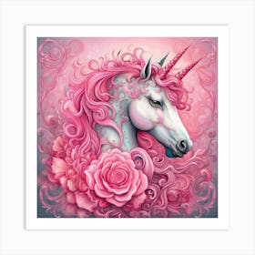 Gorgeous Unicorn 1 Art Print