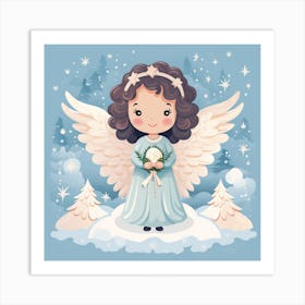 Christmas Angel 12 Art Print