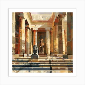 Egyptian Temple 1 Art Print