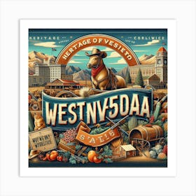 West Nvada Sale Art Print