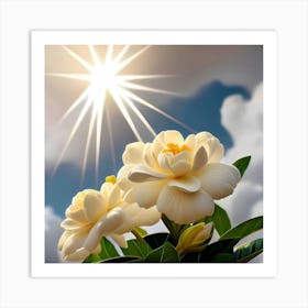 Flowers In The Sun Art Print