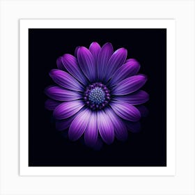 Purple Flower 4 Art Print