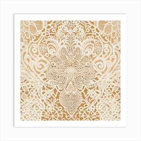 Ivory Lace Art Print