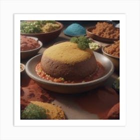 Egyptian Food Art Print