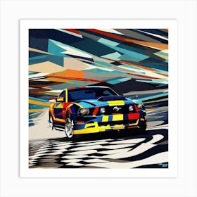 Mustang Gt Art Print