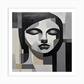 Abstract Of A Woman Art Print