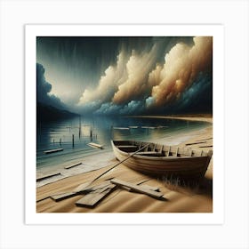 Stormy Sea 1 Art Print