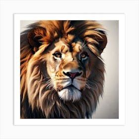 Lion Portrait 5 Art Print