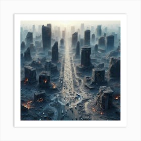 Apocalypse City Art Print