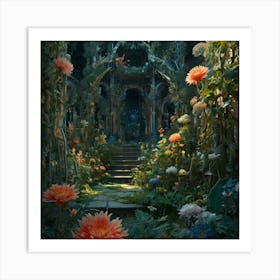 Cinderella'S Garden 2 Art Print