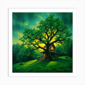 House In The Forest Art Print