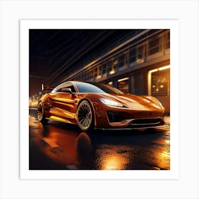 Firefly Sport Car 11424 (5) Art Print