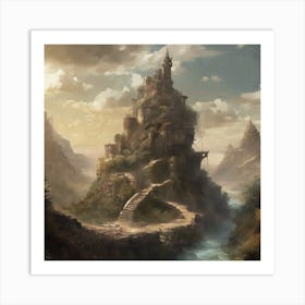 Fantasy Castle 103 Art Print