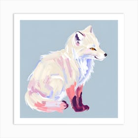 Arctic Fox 03 Art Print