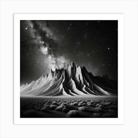 Galaxy Landscape 3 Art Print