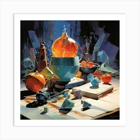 Leonardo Diffusion Xl Disney Pixar Movie Poster Still Life By 1 Art Print