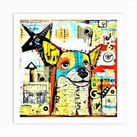 Unscramble Canine - Chihuahua Art Print