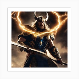 Thor hero Art Print