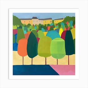 Colourful Gardens Tuileries Garden France 2 Art Print