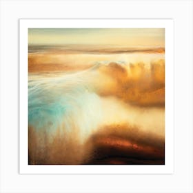 Wave Crashing Art Print