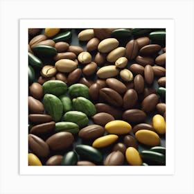 Roasted Coffee Beans 1 Art Print