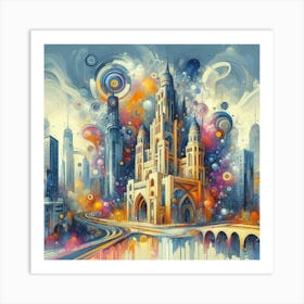 Cityscape Art Print