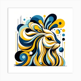 Lionhead Rabbit 01 Art Print