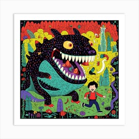 Monsters And Monsters Art Print