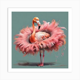 Flamingo 64 Art Print