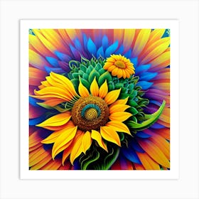 Sunflowers 13 Art Print