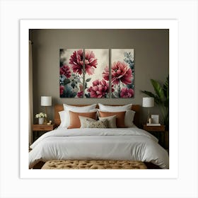 Pink Flowers Art Print