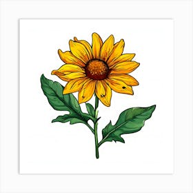 Sunflower 3 Art Print