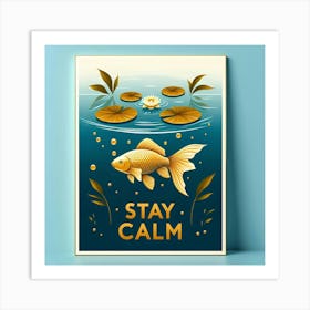 Stay Calm Art Print