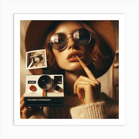 Polaroid Portrait Art Print