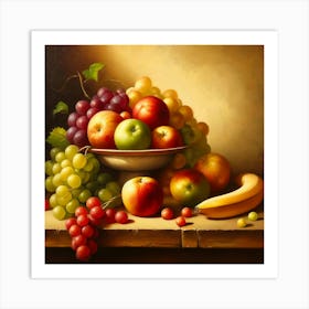 Original Fruit Kitchen Restaurant  Art Print