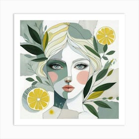 Limon Abstract Art Print