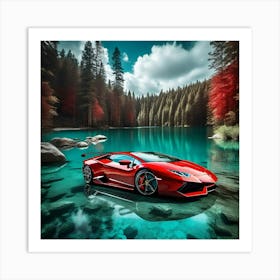 Lamborghini 88 Art Print