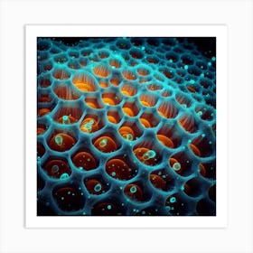 Cell Structure Art Print