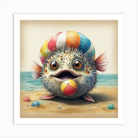 Puffer Fish 8 Art Print