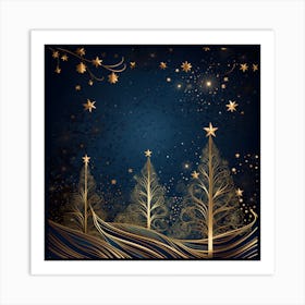 Elegant Christmas Design Series015 Art Print