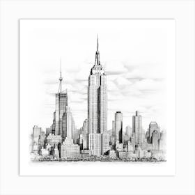 Empire State Building Art Print